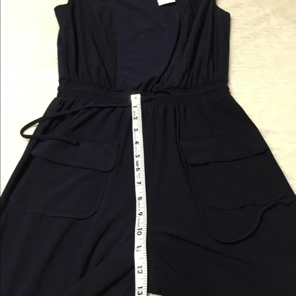 Simply Vera Wang Navy Sleeveless Jumpsuit size XS NWT - Picture 7 of 11